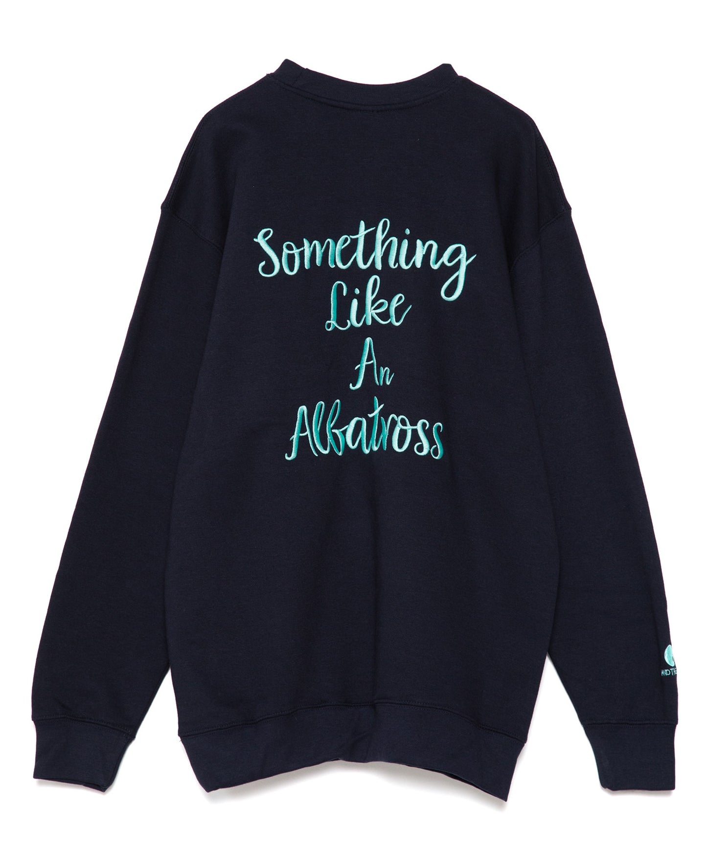 And The Cup Sweatshirt Navy x Turquoise
