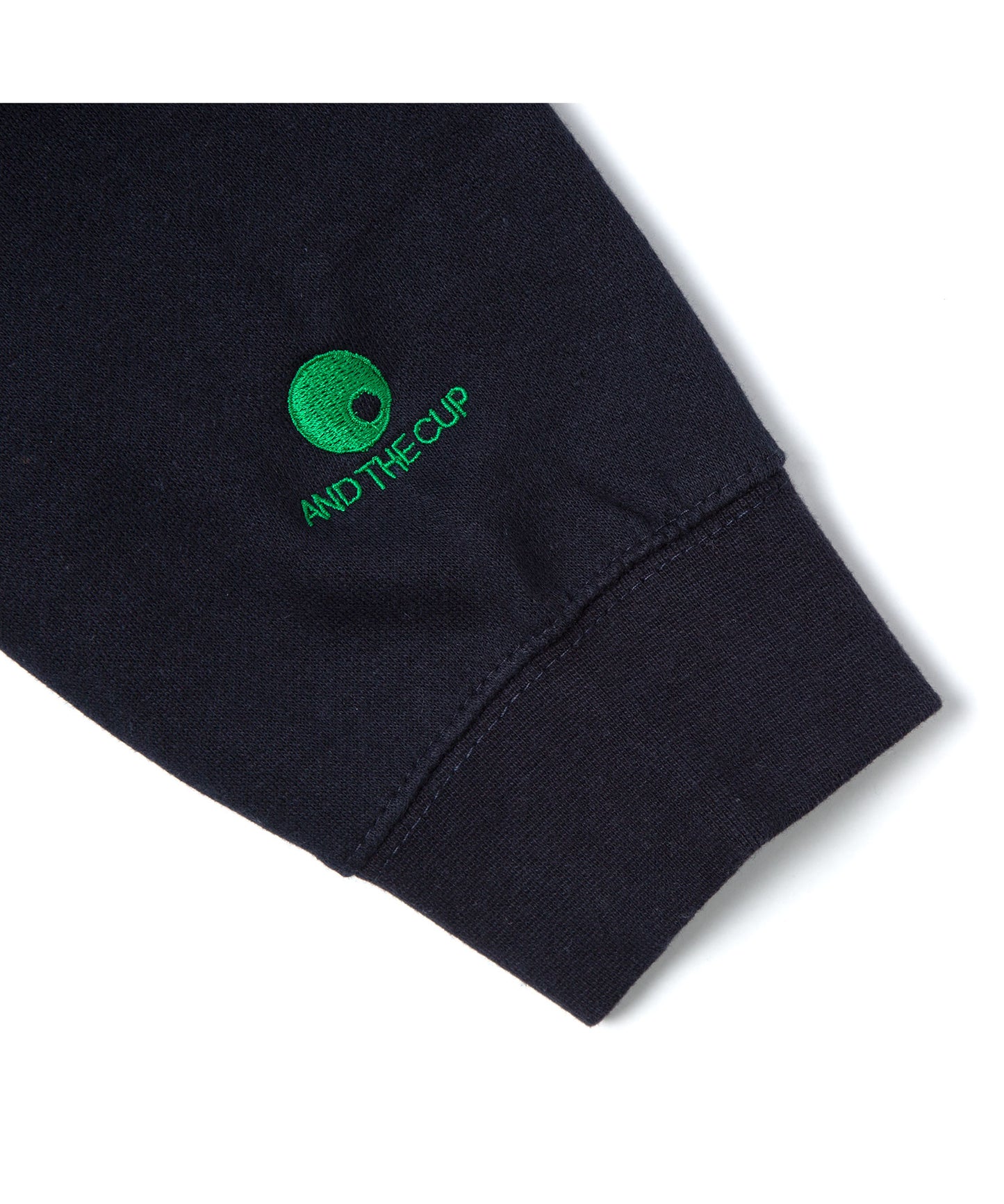 And The Cup Sweatshirt Navy x Green