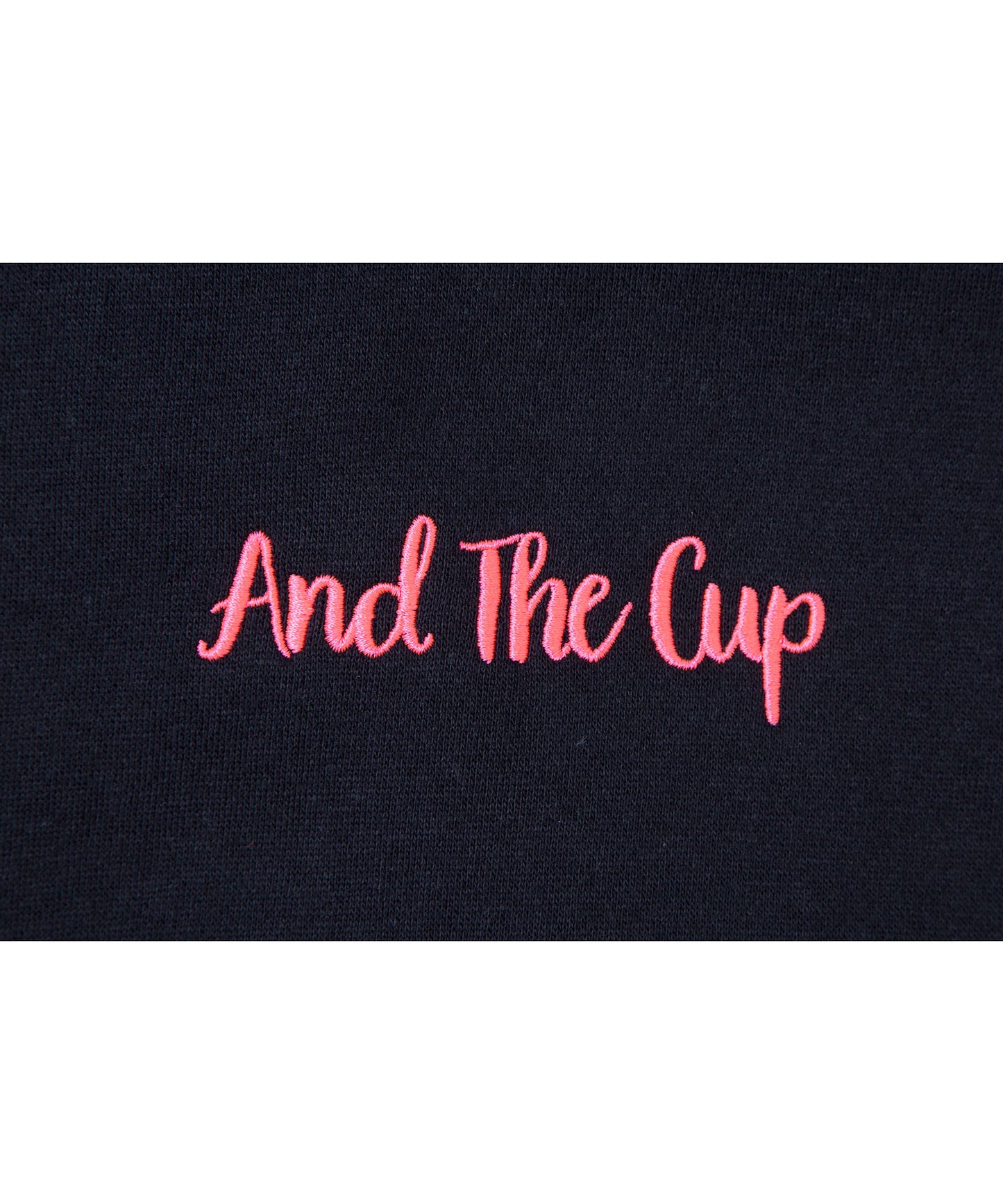 And The Cup Hoodie Navy x Pink