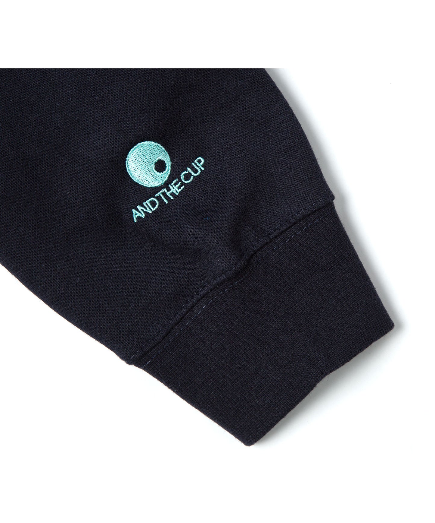 And The Cup Sweatshirt Navy x Turquoise