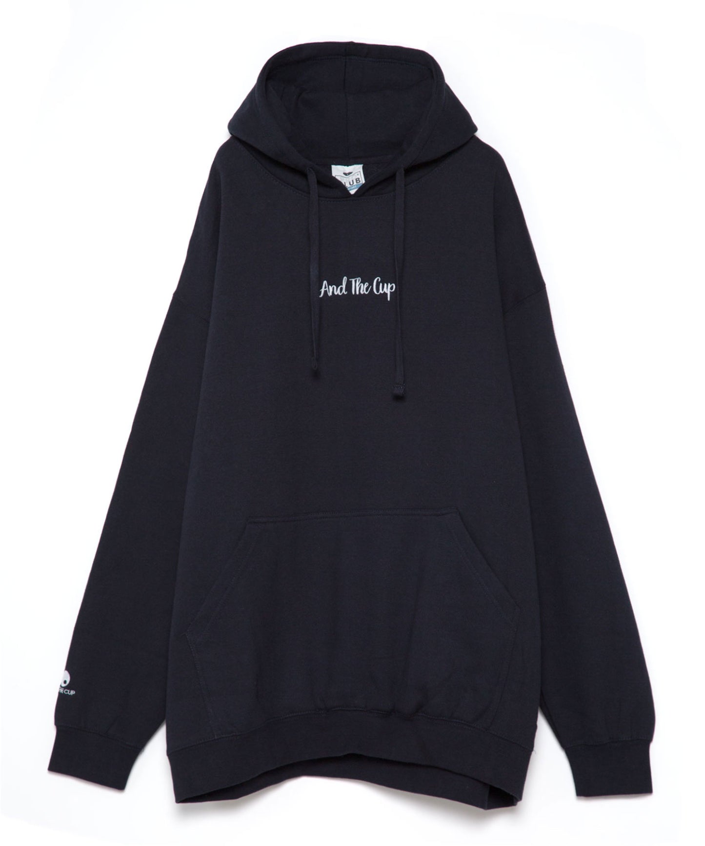 And The Cup Hoodie Navy x White
