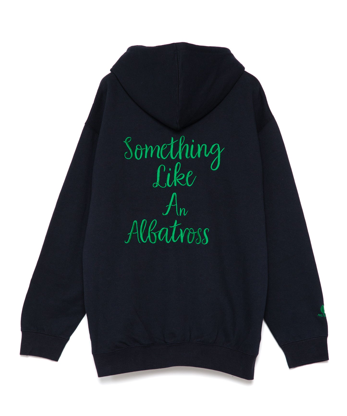 And The Cup Hoodie Navy x Green