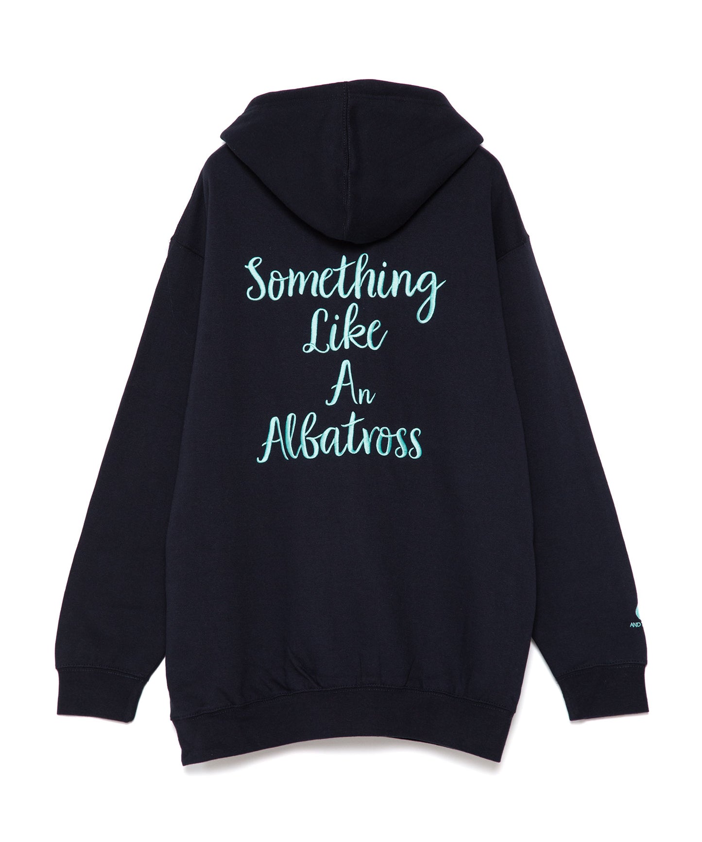 And The Cup Hoodie Navy x Turquoise