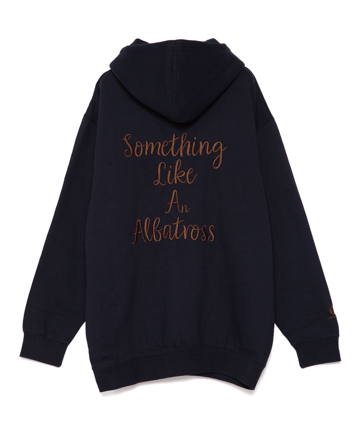 And The Cup Hoodie Navy x Brown