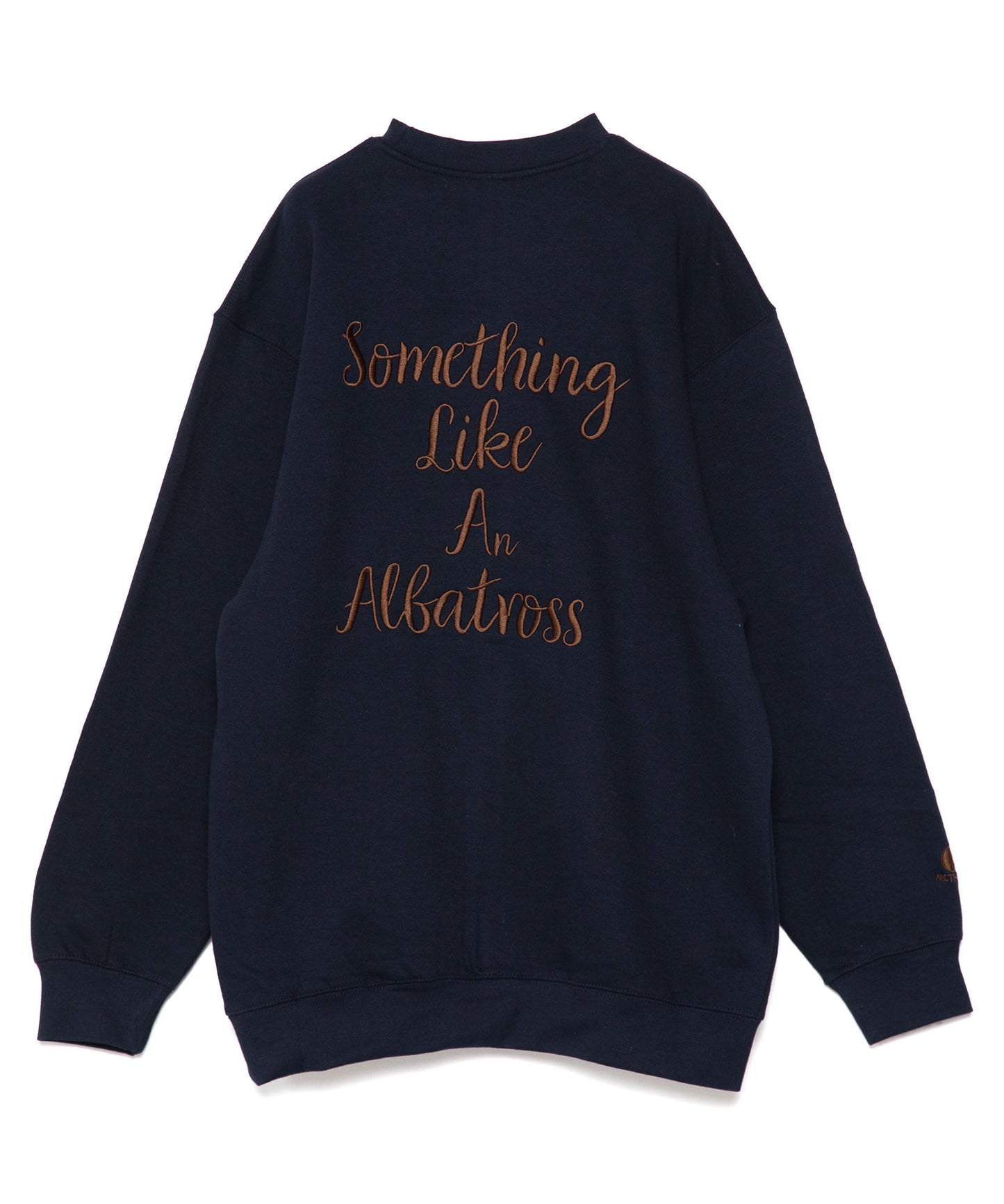 And The Cup Sweatshirt Navy x Brown